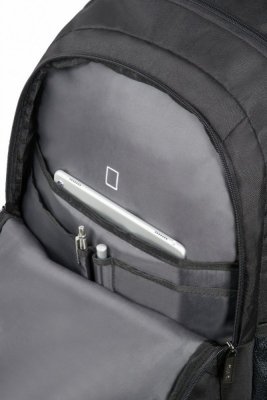 AMERICAN TOURISTER Plecak na laptopa AT WORK 17.3 czarno-pomarańczowy