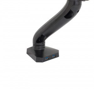  uchwyt mocowanie 
B-Tech Btech ART Uchwyt biurkowy gazowy do 1 monitora LED/LCD 10-32" L-17GD 9kg 2x USB 3.0