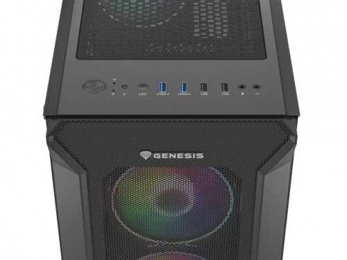 Genesis Obudowa Irid 505 z oknem, ARGB, USB 3.0
