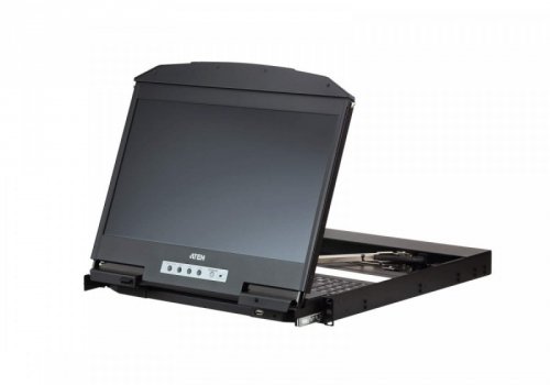 ATEN Konsola Short Depth USB HDMI DVI VGA Dual Rail LCD