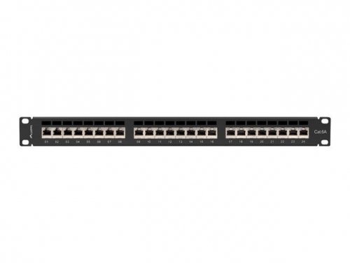 Lanberg Patchpanel 24 port 1U KAT6A EK. PPSA-1024-B Czarny