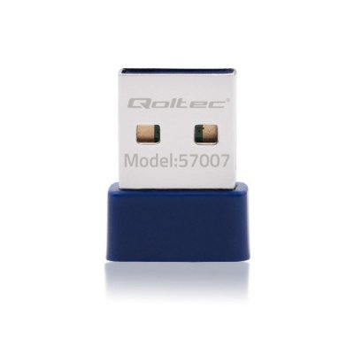 Qoltec Bezprzewodowy mini adapter Wi-Fi | BT 4.0 USB | standard N