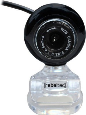 Rebeltec Kamera Internetowa VISION typ sensora CMOS rozdzielczość 640x480, Focus:od 3cm do nieskończoności, 30 klatek/s, wbudowa