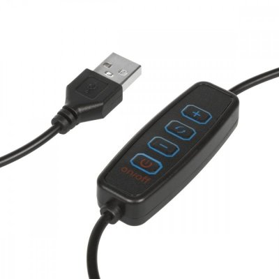 Maclean Lampa pierścieniowa LED12W 10 cali ze statywem MCE610