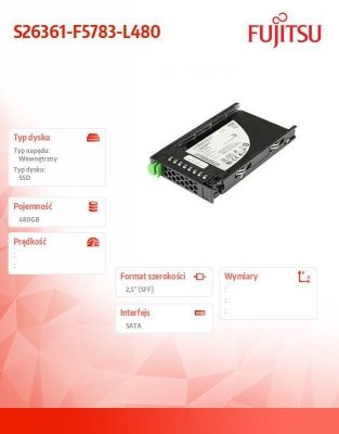Fujitsu Dysk SSD SATA 6G 480GB RI S26361-F5783-L480
