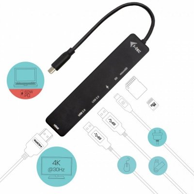 i-tec !i-tec USB-C Travel Easy Dock 4K HDMI + Power Delivery 60 W