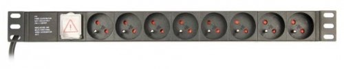 Gembird Listwa zasilająca rack 8 x French socket/3m