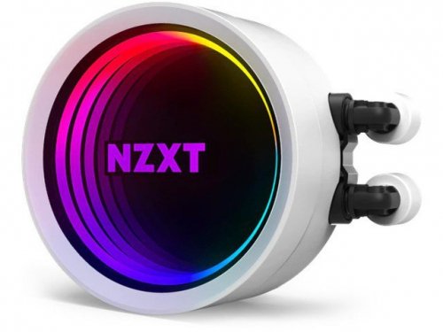 NZXT Chłodzenie wodne Kraken X63 white 280mm RGB podświetlane wentylatory i pompa