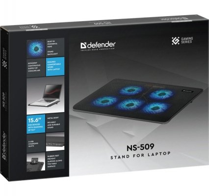 Defender Podstawka chłodząca NS-509 metalowa 15.6 cali-17 cali