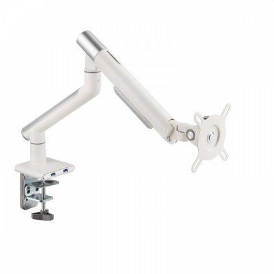  uchwyt mocowanie B-Tech Btech ART Uchwyt biurkowy gazowy do 1 monitora LED/LCD 17-32 cale L-19GD 2-9kg 2xUSB 3.0 Premium Aluminiowy