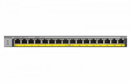 Netgear Przełącznik GS116LP Switch niezarządzalny 16xGE PoE+