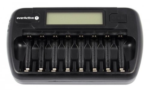 everActive Ładowarka akumulatorowa NC-800 do 8 akumulatorków AA/AAA
