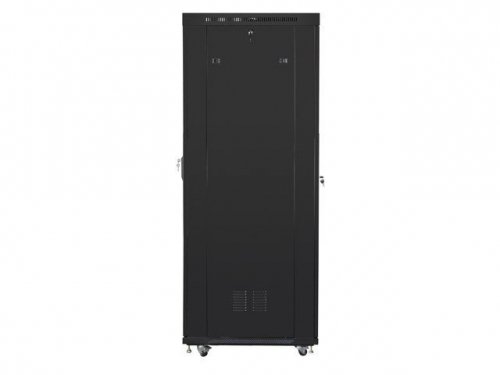 Lanberg Szafa instalacyjna rack stojąca 19 cali 37U 800x1000 czarna drzwi perforowane LCD ( Flat pack)