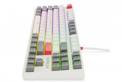 Krux Klawiatura gamingowa - Atax PRO RGB Creator Retro Gateron Yellow Pro