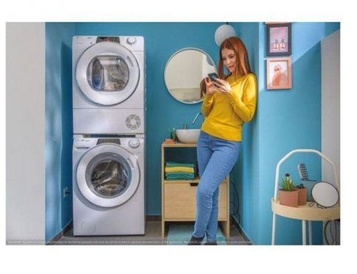 Candy Suszarka slim heat pump RO4H7A1TCEXS