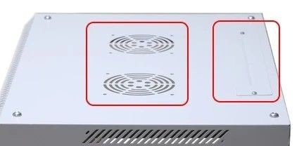 Extralink Szafa rack 18U 600x450mm szara wisząca