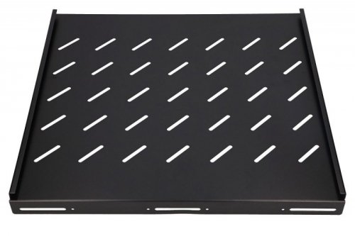 Extralink Półka 1U 500mm czarna 19 cali