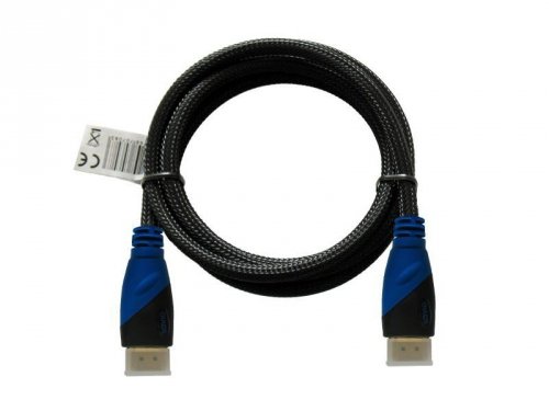 Savio Kabel HDMI (M) 5m, oplot nylonowy, złote końcówki, v1.4 high speed, ethernet/3D, CL-49
