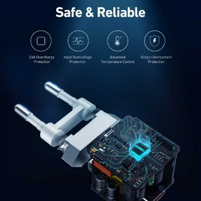 AUKEY PA-F5 OEM Black Mini ładowarka sieciowa 1xUSB-C 20W PD Power Delivery