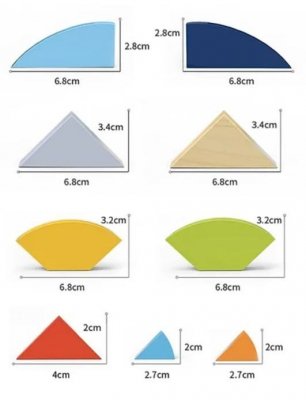 iWood Gra układanka Jajko tangram w puszce