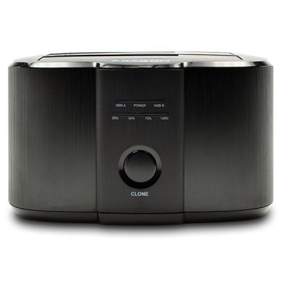 AXAGON Stacja dokująca ADSA-ST, USB 3.2 Gen 1 - 2x SATA 6G 2.5&quot;/3.5&quot; SSD/HDD CLONE DUAL