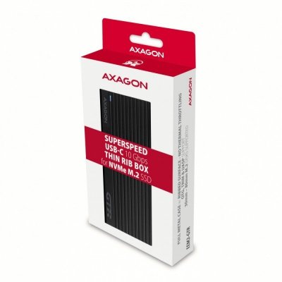 AXAGON Obudowa zewnętrzna aluminiowa EEM2-GTR, USB-C 3.2 GEN 2 M.2 NVMe SSD