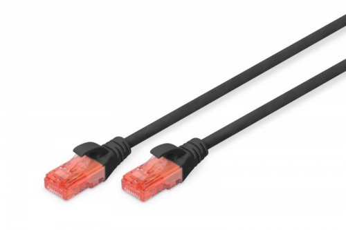 Digitus Patch cord U/UTP kat.6 PVC 3m Czarny