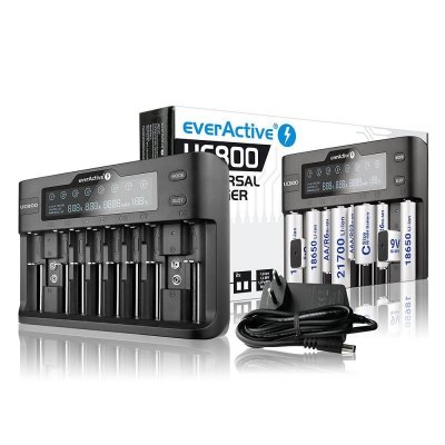 everActive Ładowarka akumulatorowa UC-800 do akumulatorków Li-ion oraz NI- MH