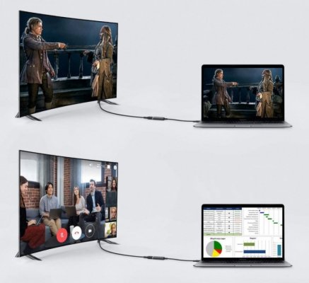 AUKEY Adapter CB-A29 USB-C do HDMI | 4k@30Hz | Aluminium