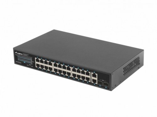 Lanberg Switch 24x1GB POE+ 2xGB 2x rack 19&#039;&#039; gigabit ethernet 250W