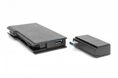 Digitus Stacja dokująca USB 3.0 Typ A 7-portów, 4K 30Hz, HDMI, VGA, 2x USB 3.0, SD microSD, RJ45