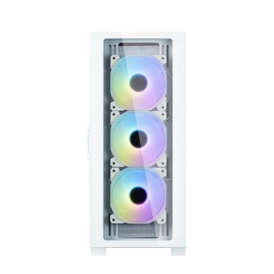 Zalman Obudowa Neo TG Mid Tower RGB 4xwentylator, biała