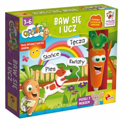 Lisciani Zestaw edukacyjny Carotina Baw się i ucz