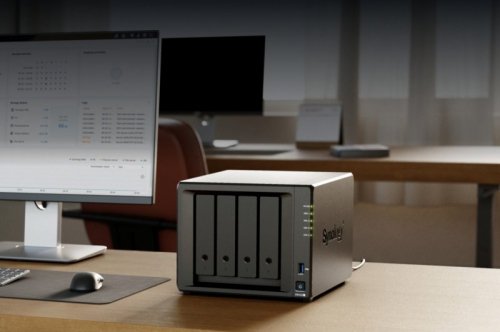 Synology Serwer NAS DS423+ 4x0HDD 2GB J4125 2xRJ45 2xUSB3.2.1 3Y