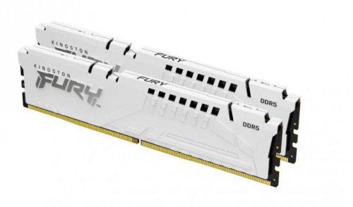 Kingston Pamięć DDR5 Fury Beast 32GB(2*16GB)/5200  CL40 Biała