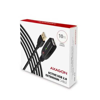 AXAGON ADR-210 USB 2.0 A-M -&gt; A-F aktywny kabel przedłużacz/wzmacniacz 10m