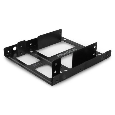 AXAGON RHD-225 Ramka metalowa do montażu 2 x 2.5 cali w pozycji 3.5 cali Czarna