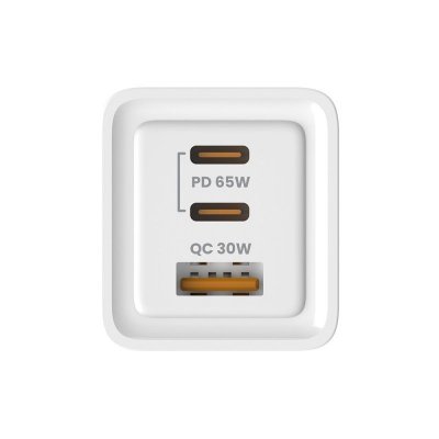 Savio Ładowarka sieciowa USB GaN 65W, Quick Charge 4.0, Power Delivery 3.0, LA-07