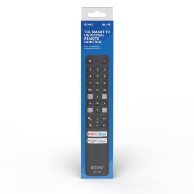 Savio Pilot uniwersalny/zamiennik do TV TCL, Smart TV, RC-15