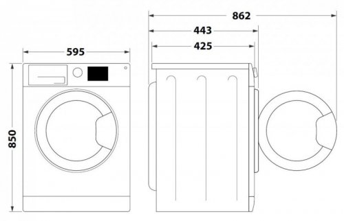 Indesit Pralka MTWSC61294WPL