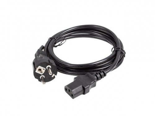 Lanberg Kabel zasilający CEE 7/7 -&gt; C320 C13 1.8m prosty, czarny