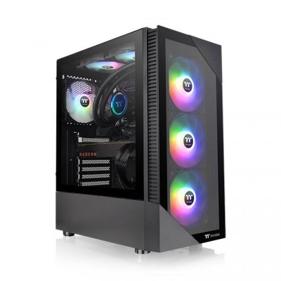 Thermaltake Obudowa - View 200 ARGB*3 Tempered Glass - Czarna