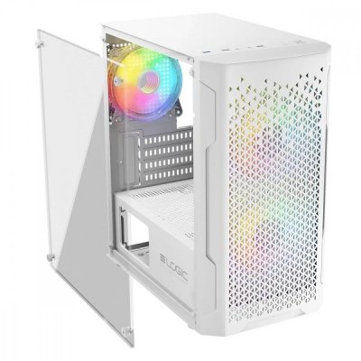 Logic Concept Obudowa Komputerowa Logic Aramis ARGB Mini USB 3.0 Biała