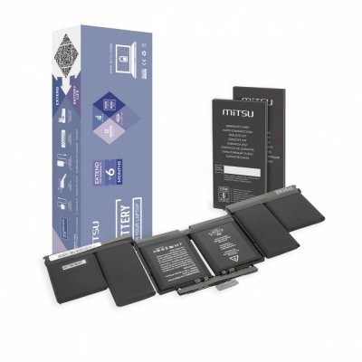 Mitsu Bateria A1618 do MacBook Pro 15 Retina A1398 2015 8755 mAh (99.5 Wh)