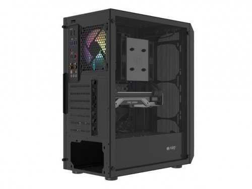 Natec Obudowa Fury Shobo SH4 RGB Midi Tower z oknem Czarna