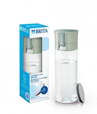 Brita Butelka filtrująca Vital + 2 MicroDisc pastelowa zieleń