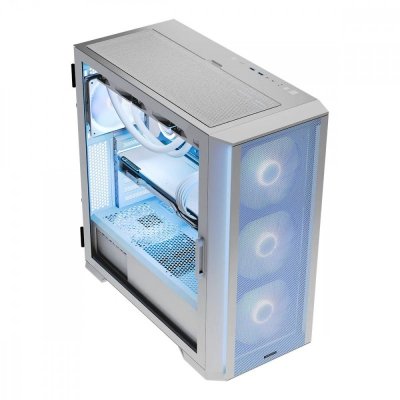 MODECOM Obudowa Komputerowa Horizon ARGB Flow Midi Biała