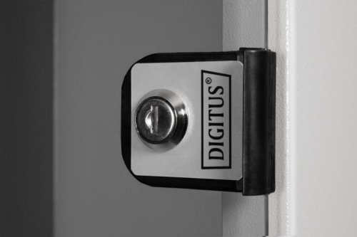 Digitus Szafa sieciowa wisząca 19 cali 4U, SOHO PRO 240 x 540 x 400 mm, nośność 60kg, drzwi szyba, niezłożona, Szara
