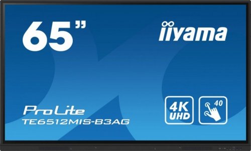 IIYAMA Monitor interaktywny 65 cali ProLite TE6512MIS-B3AG,40pkt,IPS,4K,24/7