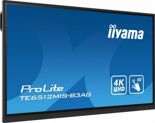 IIYAMA Monitor interaktywny 65 cali ProLite TE6512MIS-B3AG,40pkt,IPS,4K,24/7